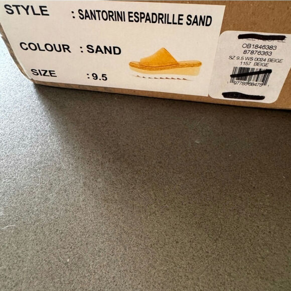 Free People Santorini Espadrille  Womens Size 9.5 New in Box soft leather - Picture 7 of 11